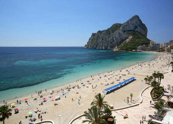 The two beaches